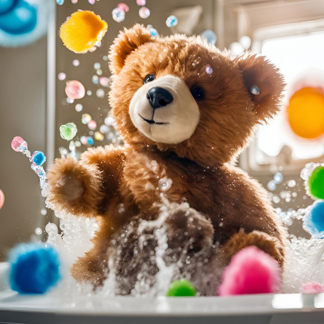 Hoe knuffels wassen - Make a bear